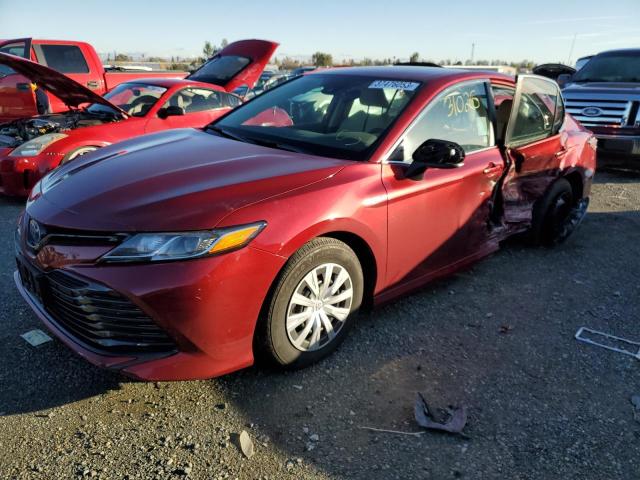 TOYOTA CAMRY LE 2020 with VIN 4T1C31AK0LU018646 - Photo from auction