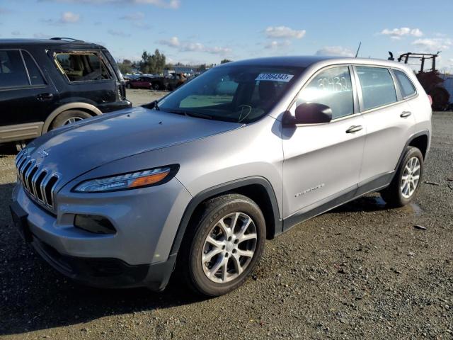 JEEP CHEROKEE S 2017 with VIN 1C4PJLAS4HD231596 - Photo from auction