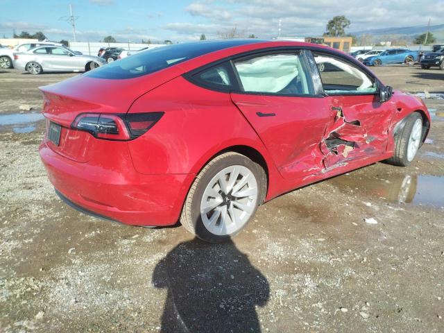 Photo 3 from auction – 2022 TESLA MODEL 3 with VIN 5YJ3E1EAXNF303964