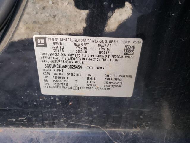 Photo 14 from auction – 2016 CHEVROLET SILVERADO with VIN 3GCUKSEJ9GG325454