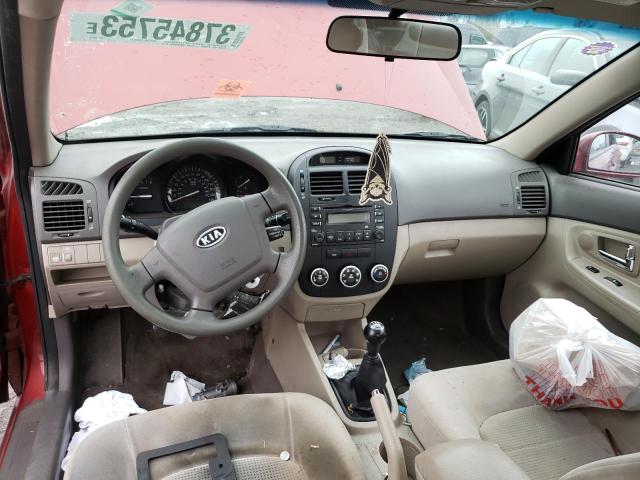 Photo 8 from auction – 2009 KIA SPECTRA EX with VIN KNAFE221X95656152