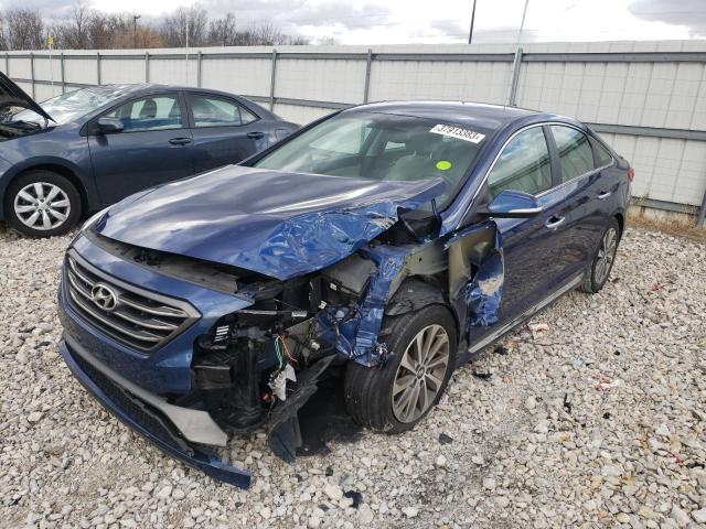 HYUNDAI SONATA SPO 2015 with VIN 5NPE34AF3FH115064 - Photo from auction