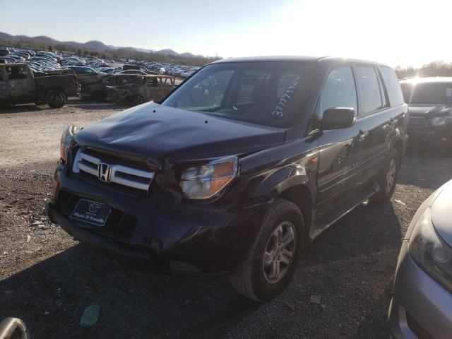 HONDA PILOT LX 2006 with VIN 5FNYF28126B049107 - Photo from auction