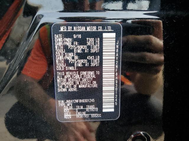 Photo 14 from auction – 2017 NISSAN ARMADA PLA with VIN JN8AY2NF8H9301245