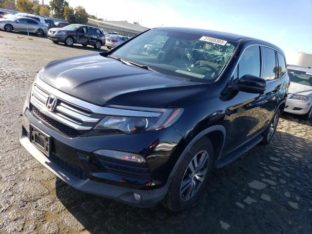 HONDA PILOT EXLN 2016 with VIN 5FNYF6H77GB106480 - Photo from auction