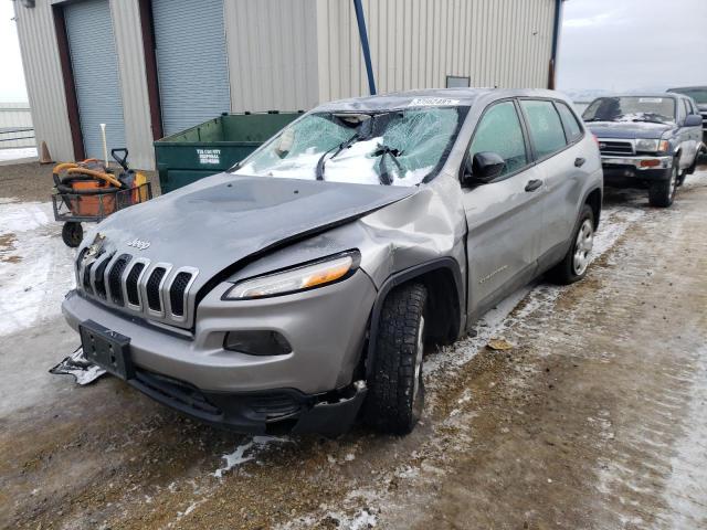 JEEP CHEROKEE S 2015 with VIN 1C4PJMABXFW652827 - Photo from auction