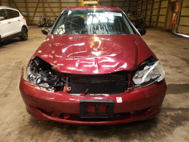 Photo 5 from auction – 2005 HONDA CIVIC DX V with VIN 2HGES16305H033351