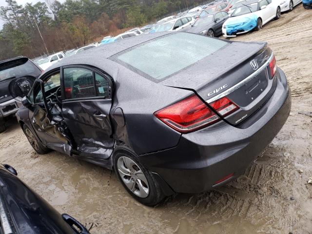Photo 2 from auction – 2015 HONDA CIVIC LX with VIN 2HGFB2F53FH507709