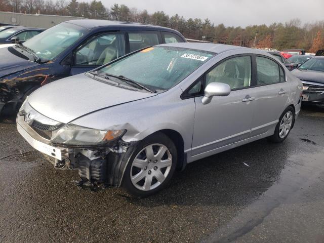 HONDA CIVIC LX 2010 with VIN 19XFA1F56AE015983 - Photo from auction