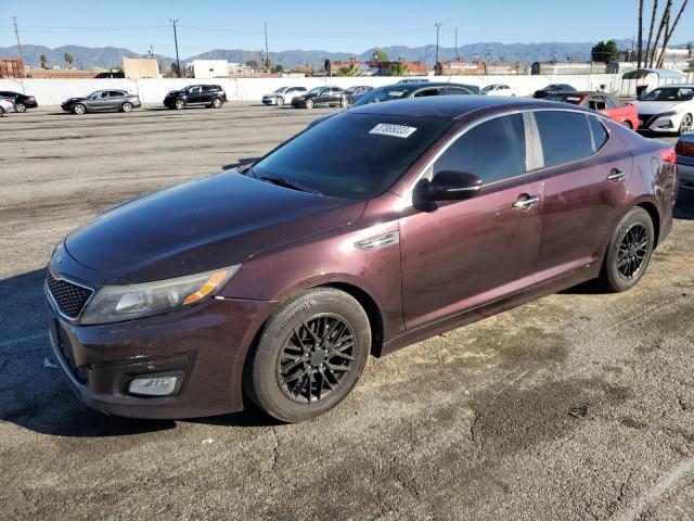 KIA OPTIMA LX 2014 with VIN 5XXGM4A71EG263951 - Photo from auction