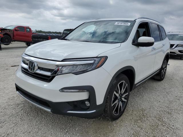 Photo 1 from auction – 2021 HONDA PILOT ELIT with VIN 5FNYF6H00MB000645