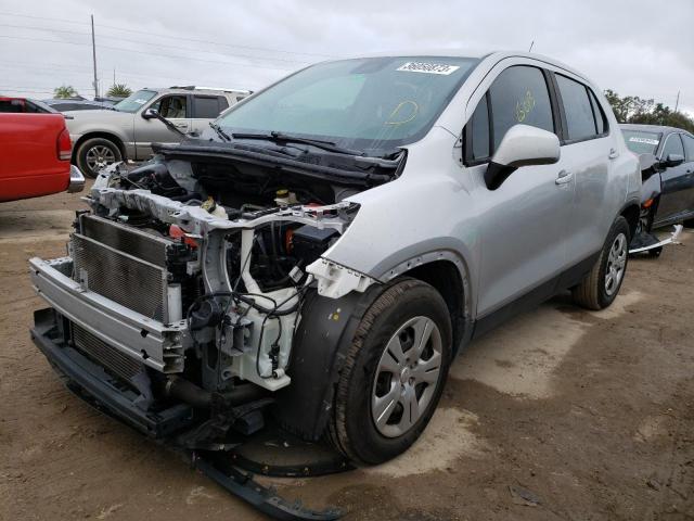 CHEVROLET TRAX LS 2017 with VIN KL7CJKSB2HB101185 - Photo from auction
