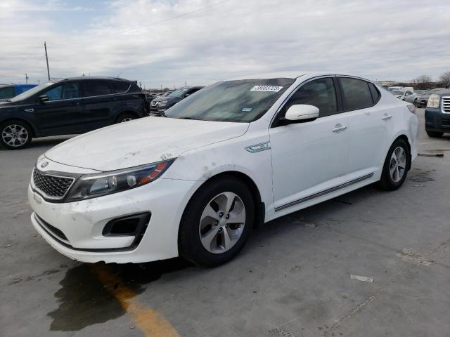 KIA OPTIMA HYB 2014 with VIN KNAGM4AD0E5064123 - Photo from auction