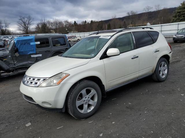 NISSAN MURANO SL 2005 with VIN JN8AZ08W15W437310 - Photo from auction