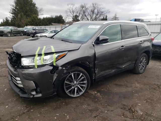 TOYOTA HIGHLANDER 2019 with VIN 5TDJZRFHXKS991073 - Photo from auction