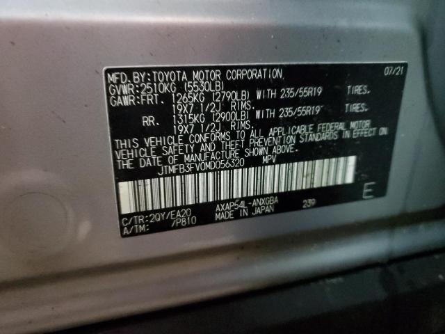 Photo 14 from auction – 2021 TOYOTA RAV4 PRIME with VIN JTMFB3FV0MD056320