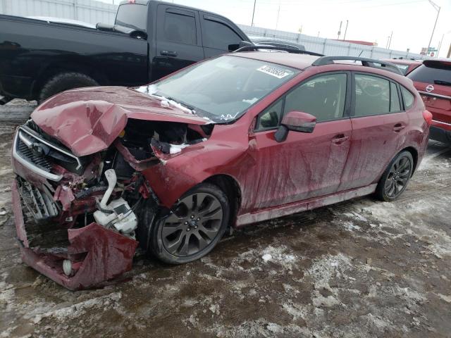 SUBARU IMPREZA SP 2015 with VIN JF1GPAT67FG296074 - Photo from auction