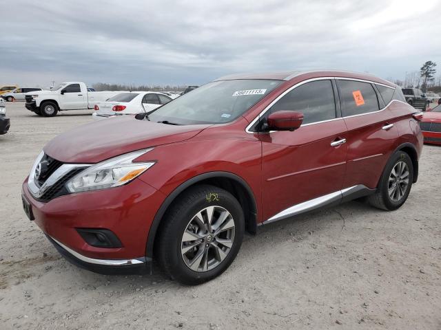 NISSAN MURANO S 2016 with VIN 5N1AZ2MG1GN165528 - Photo from auction