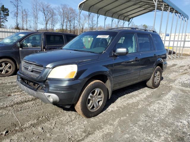 HONDA PILOT EXL 2005 with VIN 5FNYF18515B008561 - Photo from auction