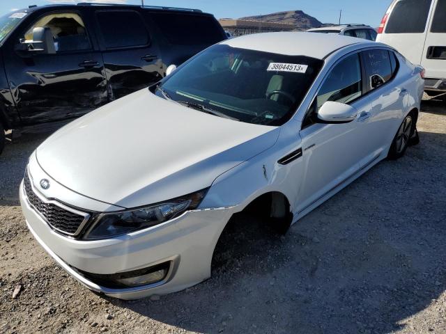 KIA OPTIMA HYB 2013 with VIN KNAGM4ADXD5057677 - Photo from auction