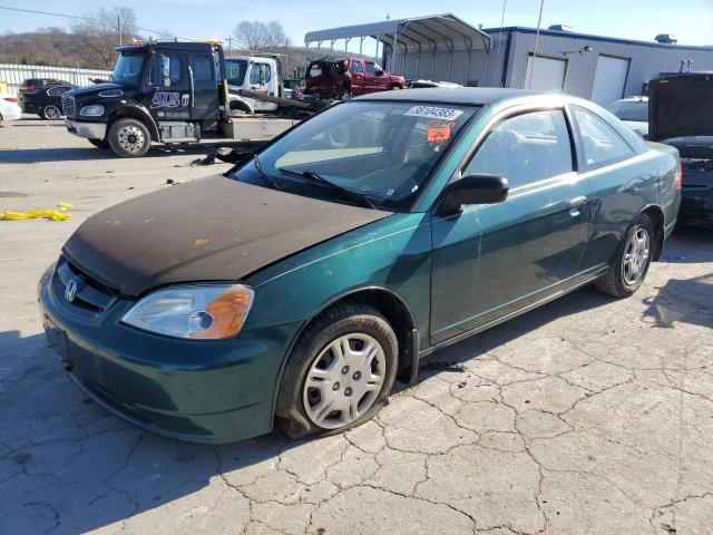 HONDA CIVIC LX 2001 with VIN 1HGEM22581L047826 - Photo from auction