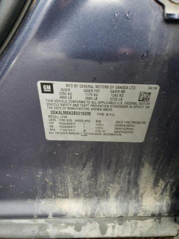 Photo 14 from auction – 2014 GMC TERRAIN SL with VIN 2GKALMEK2E6316306