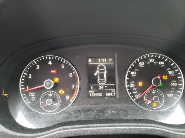 Photo 9 from auction – 2012 VOLKSWAGEN PASSAT SE with VIN 1VWBP7A35CC038443