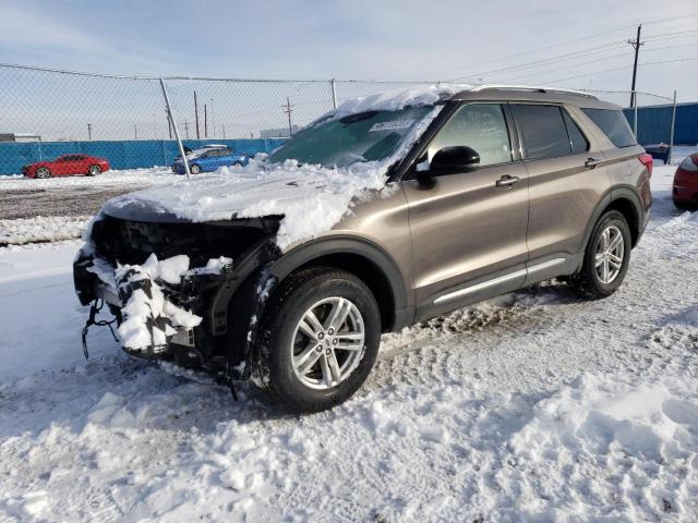 FORD EXPLORER L 2021 with VIN 1FMSK8FH7MGB55118 - Photo from auction