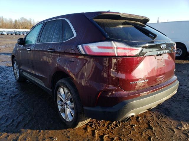 Photo 2 from auction – 2021 FORD EDGE TITAN with VIN 2FMPK4K90MBA18168