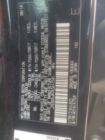 Photo 14 from auction – 2019 TOYOTA 4RUNNER SR with VIN JTEBU5JR7K5611541