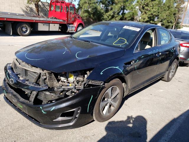 KIA OPTIMA HYB 2014 with VIN KNAGM4AD0E5065952 - Photo from auction