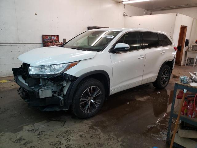 TOYOTA HIGHLANDER 2017 with VIN 5TDBZRFH2HS383805 - Photo from auction