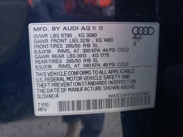 Photo 14 from auction – 2014 AUDI Q7 PREMIUM with VIN WA1CGAFEXED010627