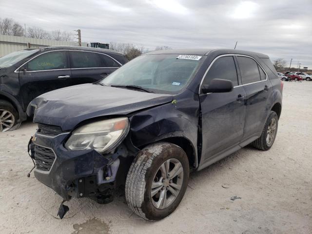CHEVROLET EQUINOX LS 2016 with VIN 2GNALBEK0G1141478 - Photo from auction