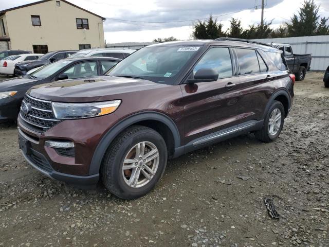 FORD EXPLORER X 2020 with VIN 1FMSK8DH1LGA57252 - Photo from auction