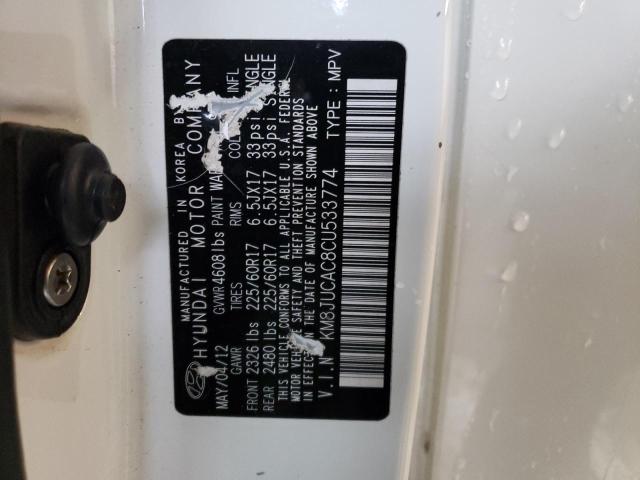 Photo 14 from auction – 2012 HYUNDAI TUCSON GLS with VIN KM8JUCAC8CU533774