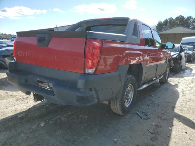Photo 3 from auction – 2003 CHEVROLET AVALANCHE with VIN 3GNGK23G43G191782