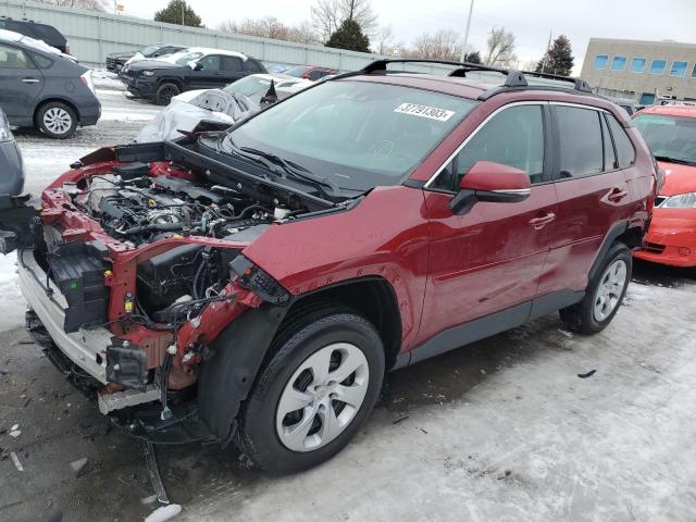 TOYOTA RAV4 LE 2021 with VIN 2T3G1RFV2MW225878 - Photo from auction
