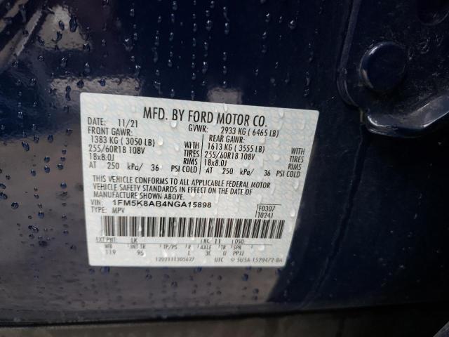 Photo 14 from auction – 2022 FORD EXPLORER P with VIN 1FM5K8AB4NGA15898