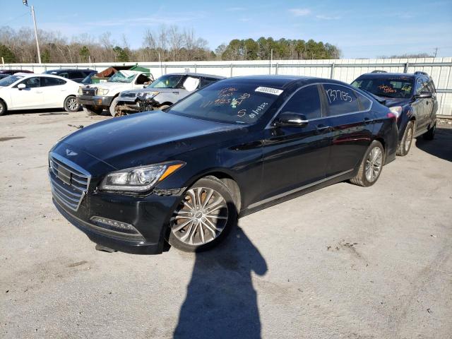 GENESIS G80 BASE 2017 with VIN KMHGN4JEXHU177110 - Photo from auction