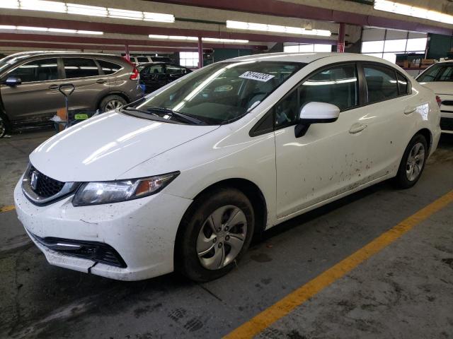 Photo 1 from auction – 2014 HONDA CIVIC LX with VIN 19XFB2F50EE001277