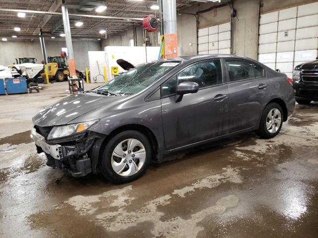 HONDA CIVIC LX 2014 with VIN 19XFB2F56EE024675 - Photo from auction