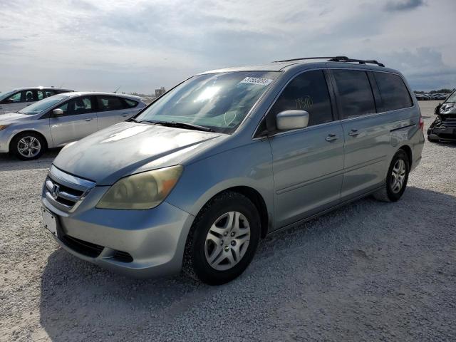 HONDA ODYSSEY EX 2007 with VIN 5FNRL38737B050243 - Photo from auction