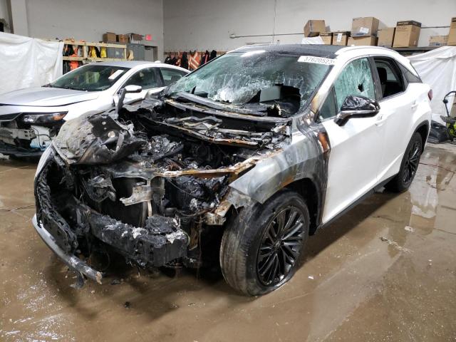 LEXUS RX 350 2022 with VIN 2T2HZMDA1NC309438 - Photo from auction