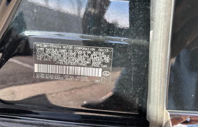 Photo 10 from auction – 2013 LEXUS LS 460 with VIN JTHBL5EF3D5119940