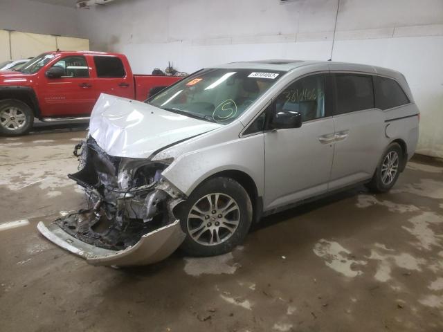 HONDA ODYSSEY EX 2013 with VIN 5FNRL5H60DB048058 - Photo from auction