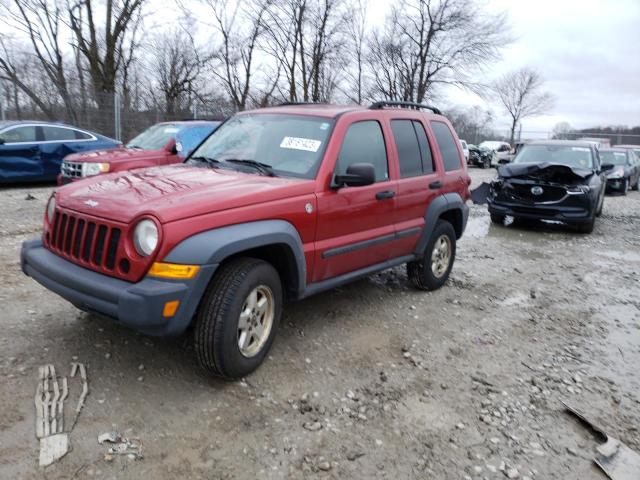 JEEP LIBERTY SP 2007 with VIN 1J4GL48K87W640719 - Photo from auction