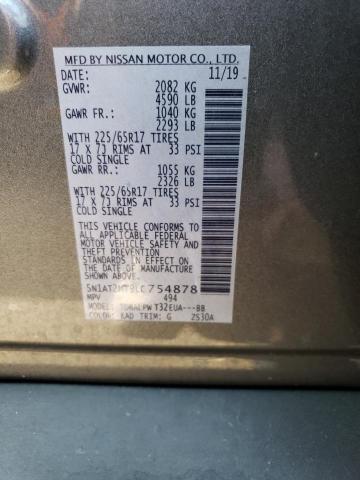 Photo 14 from auction – 2020 NISSAN ROGUE S with VIN 5N1AT2MT9LC754878