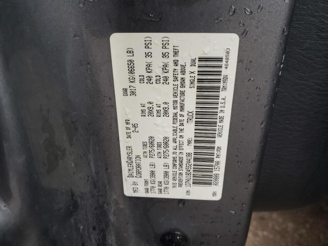 Photo 14 from auction – 2005 DODGE RAM 1500 S with VIN 1D7HU18D45S244188