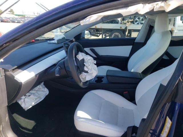 Photo 7 from auction – 2021 TESLA MODEL 3 with VIN 5YJ3E1EB5MF879405